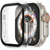  Stikla ekrāna aizsargs 360 degree cover Apple Watch 44mm caurspīdīgs 
